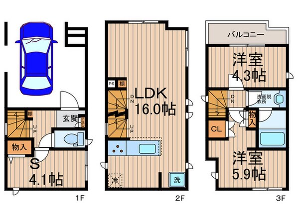 Ｋｏｌｅｔ新小岩＃０８の物件間取画像